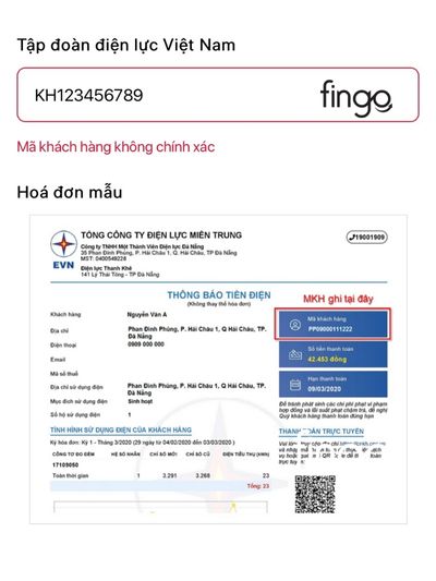 4 Cách thanh toán tiền điện online nhanh, đơn giản 12 Nhập mã khách hàng để thanh toán
