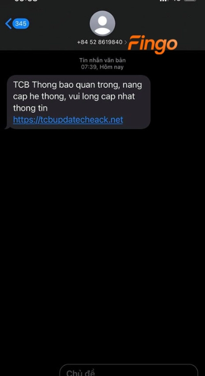 Thực hư thông tin ngân hàng Techcombank lừa đảo 3 Chiêu thức gửi tin nhắn mời truy cập link lạ